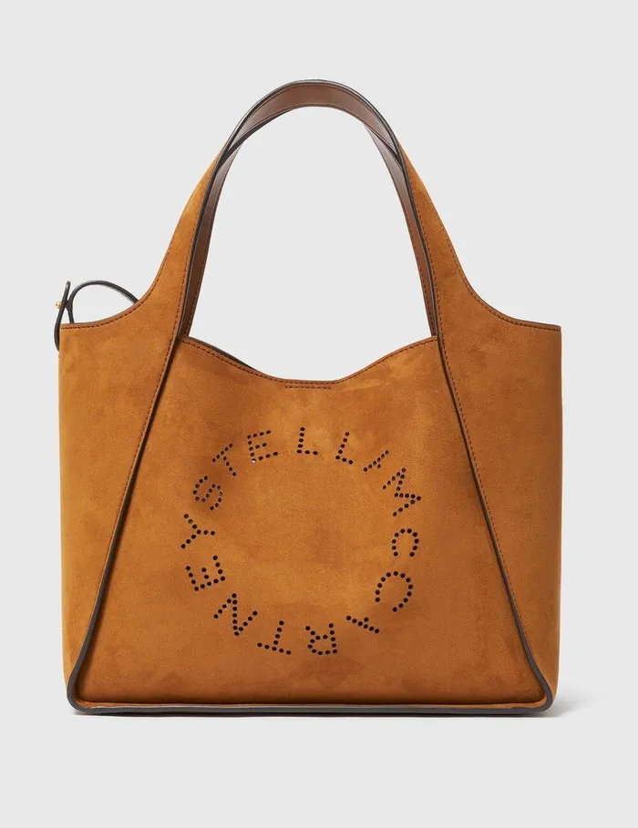 Stella McCartney TopHandle Bags Women Logo Top Handle Crossbody Tote Bag Brandy Stella McCartney TopHandle Bags Women Logo Top Handle Crossbody Tote Bag Brandy