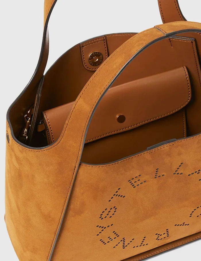Stella McCartney TopHandle Bags Women Logo Top Handle Crossbody Tote Bag Brandy Stella McCartney TopHandle Bags Women Logo Top Handle Crossbody Tote Bag Brandy