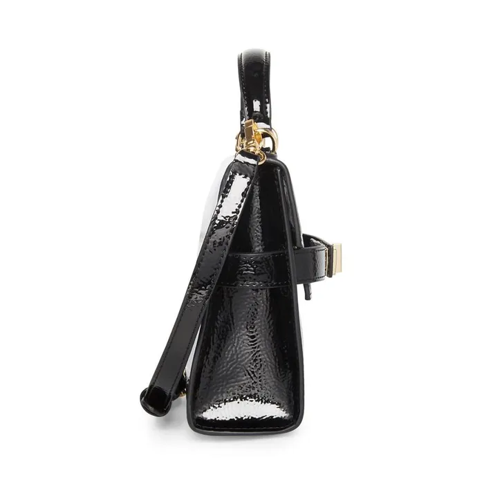 Steve Madden Bdignify Black Patent Womens Crossbody Bags Steve Madden Bdignify Black Patent Womens Crossbody Bags
