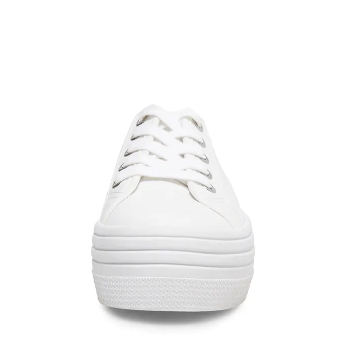 Steve Madden Bobbi30 White Womens Sneakers