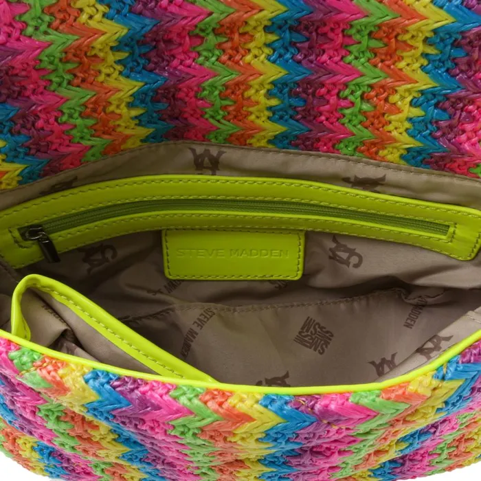 Steve Madden Bprism Rainbow Multi Womens Shoulder Bags Steve Madden Bprism Rainbow Multi Womens Shoulder Bags