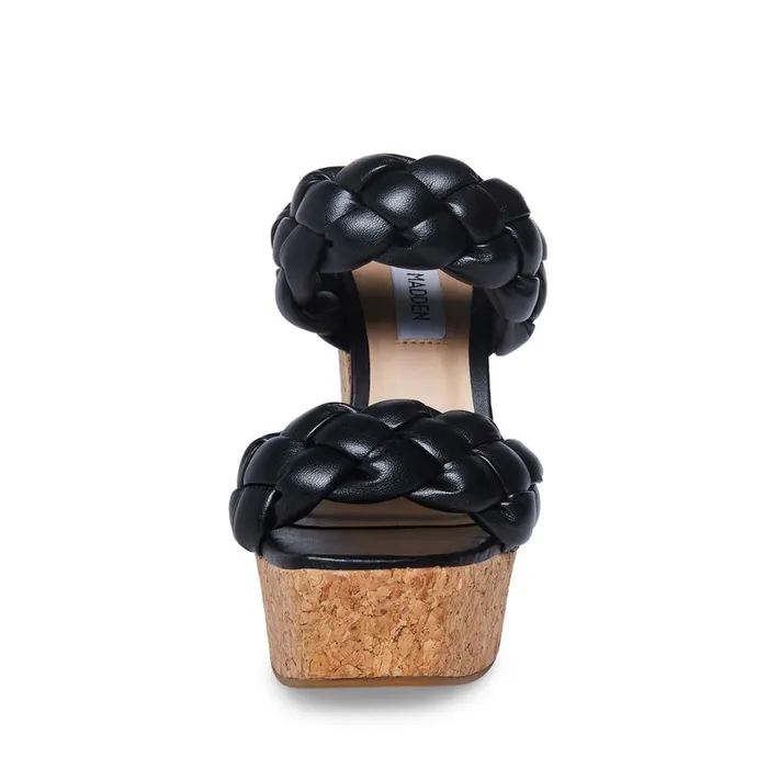 Steve Madden Bria Black Womens Wedges Steve Madden Bria Black Womens Wedges
