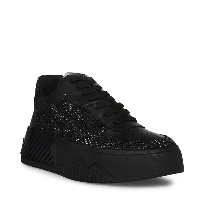 Steve Madden Flames Black Womens Sneakers