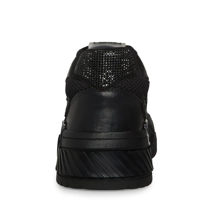 Steve Madden Flames Black Womens Sneakers