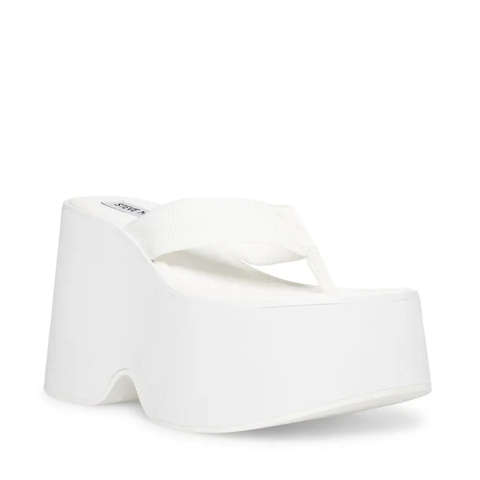 Steve Madden Gwen White Womens Platforms Steve Madden Gwen White Womens Platforms