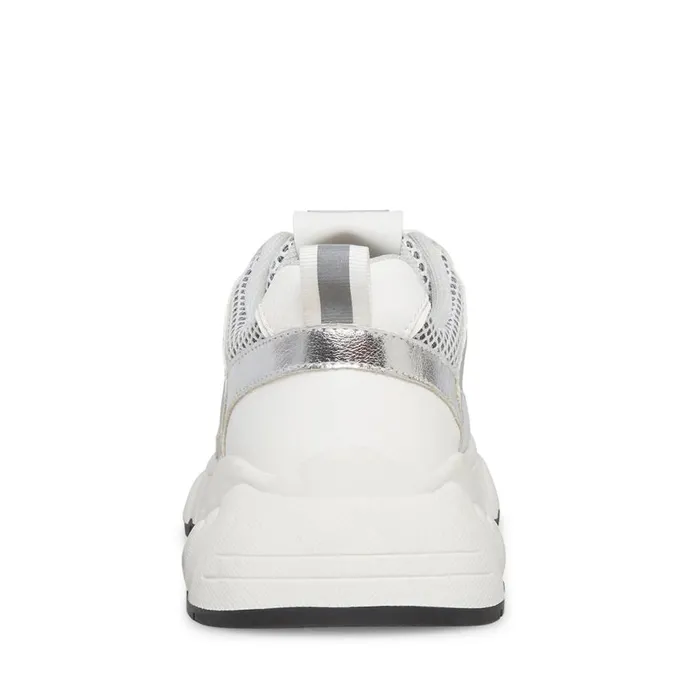 Steve Madden Issac Whitegrey White Grey Womens Sneakers Steve Madden Issac Whitegrey White Grey Womens Sneakers