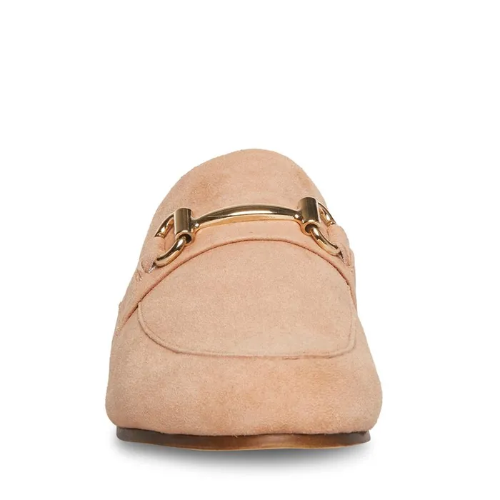Steve Madden Kandi Camel Suede Womens Mules