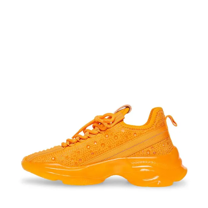 Steve Madden Maxima Orange Womens Sneakers