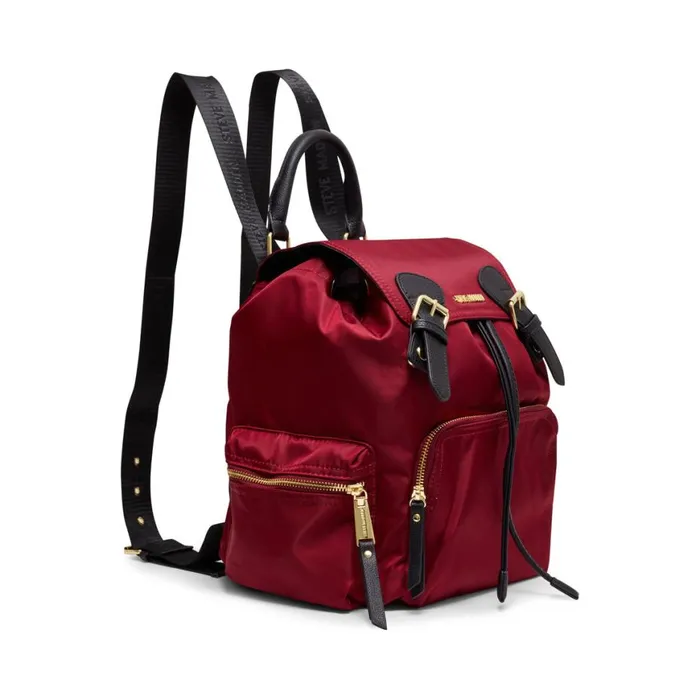 Steve Madden Nylon Backpack Wine Womens Belt Bags and Backpacks