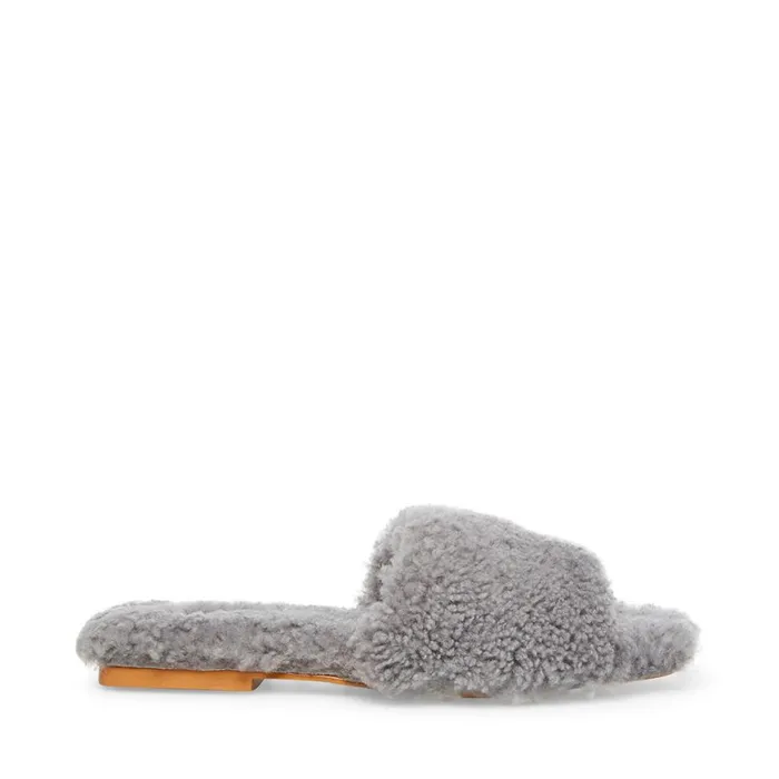 Steve Madden Retreat Grey Womens Slippers