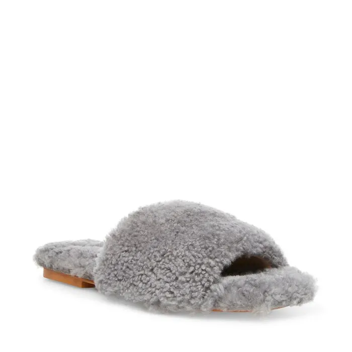 Steve Madden Retreat Grey Womens Slippers