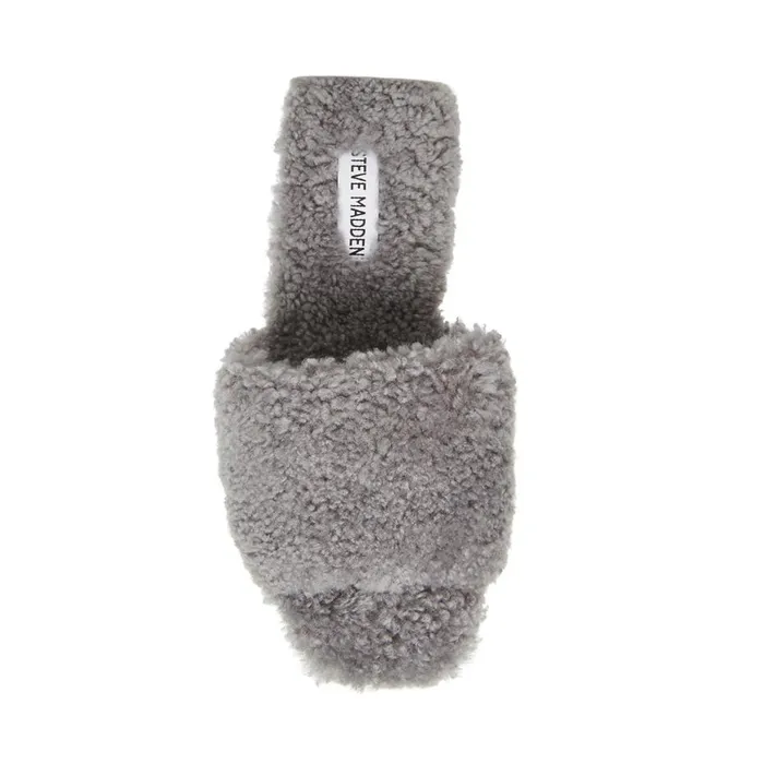 Steve Madden Retreat Grey Womens Slippers