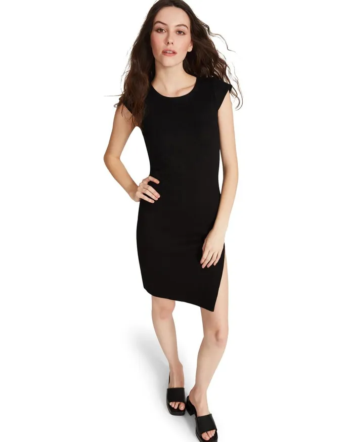 Steve Madden Sips Tee Dress Black Womens Dresses