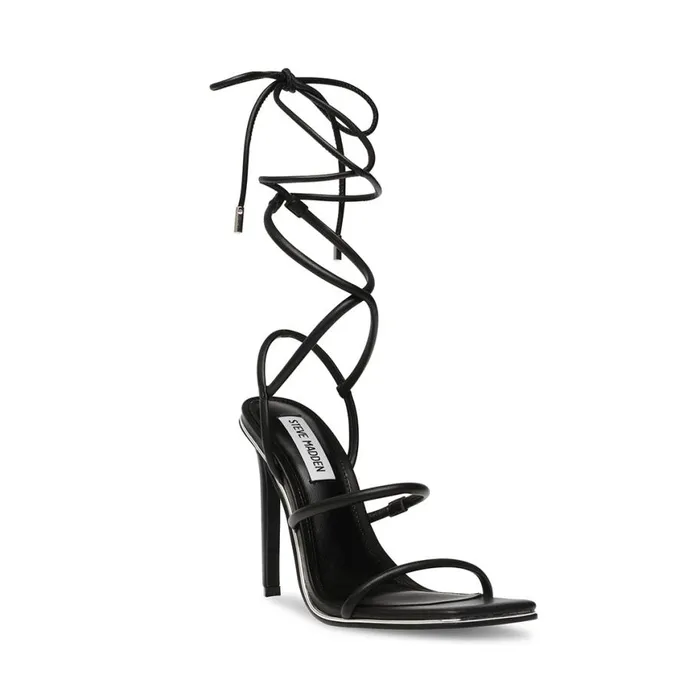 Steve Madden Unfold Black Womens Heels