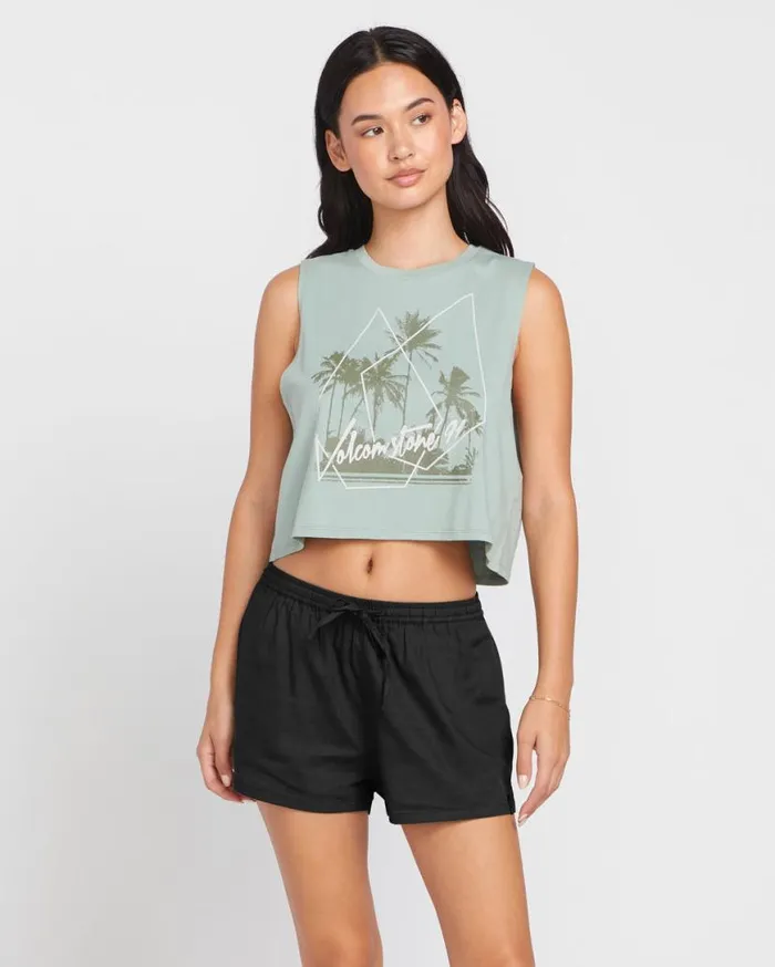Stone Def Shorts 8211 Black Womens Volcom Bottoms