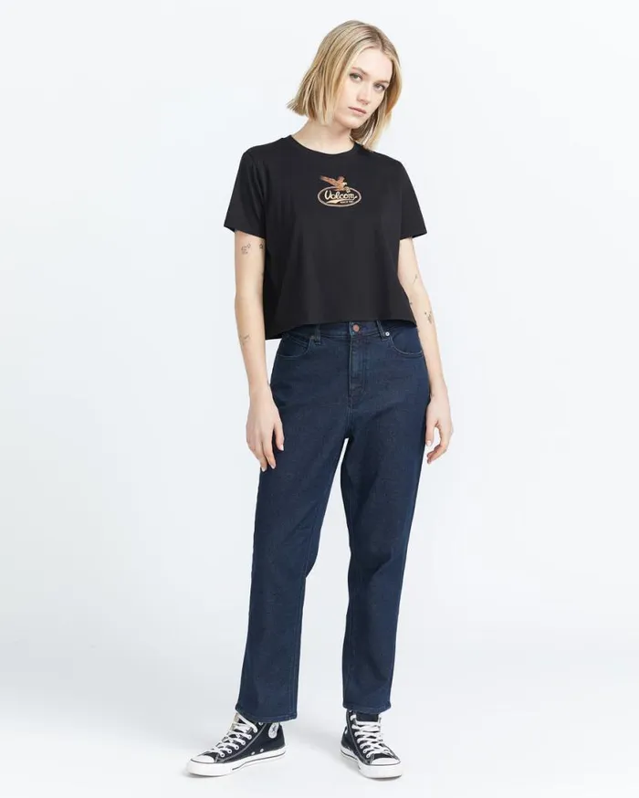 Stoned Straight Jeans 8211 Melindigo Womens Volcom Bottoms