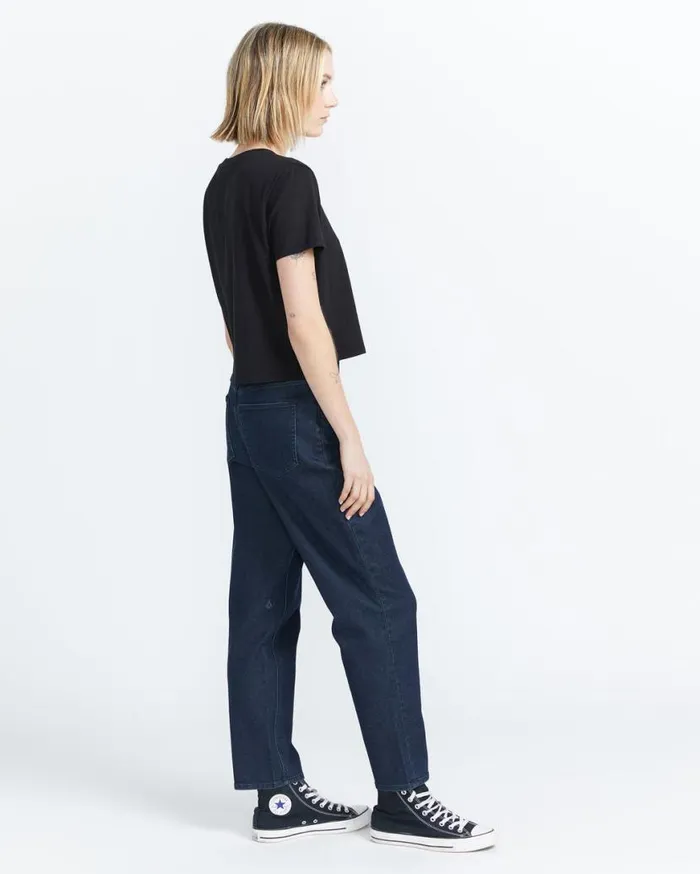 Stoned Straight Jeans 8211 Melindigo Womens Volcom Bottoms