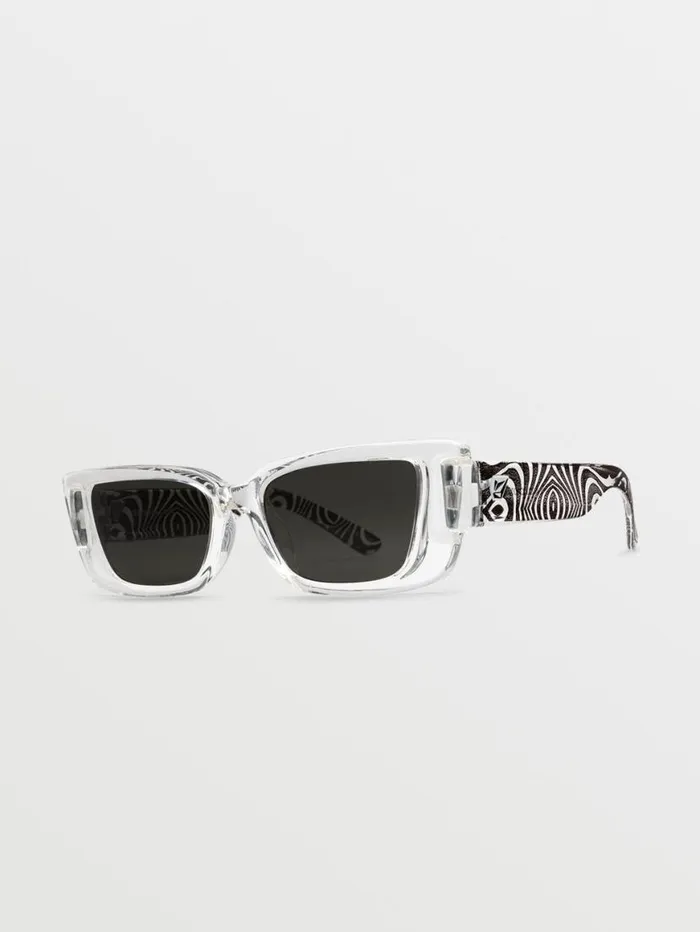 Strange Land Sunglasses 8211 Asphalt BeachGray MensWomens Volcom Sunglasses