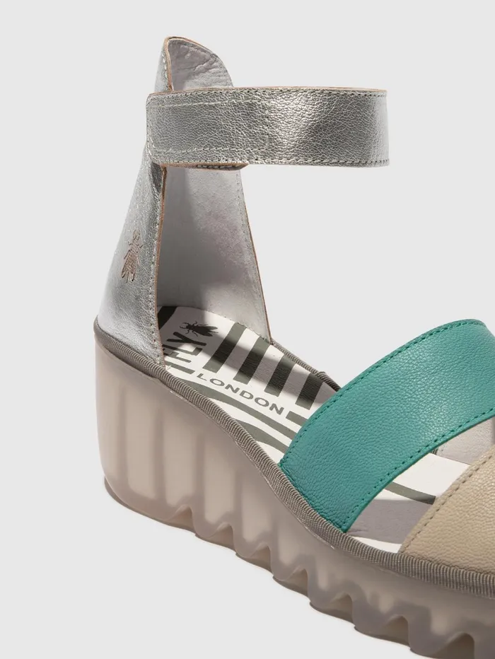 Strappy Sandals BONO290FLY CLOUDTURQUOISESILVER Women Fly London Sandals
