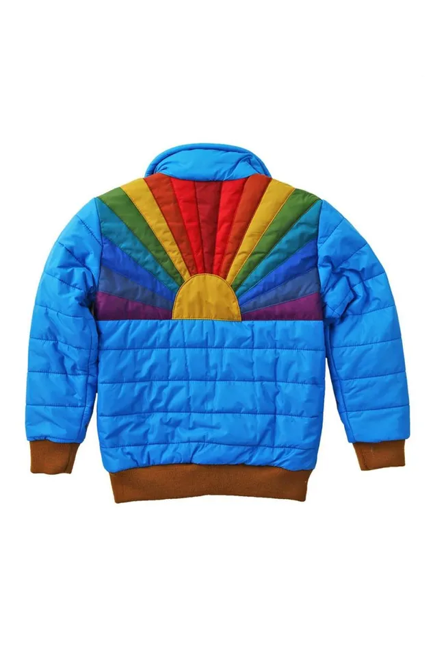 Sunburst Jacket 8211 Dresden Blue Kids Aviator Nation Outerwear