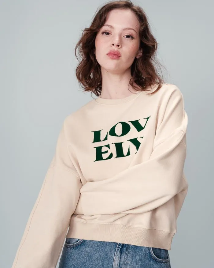 SWEAT SHIRT BEIGE NIGEL Shop Grace and Mila Sweatshirts
