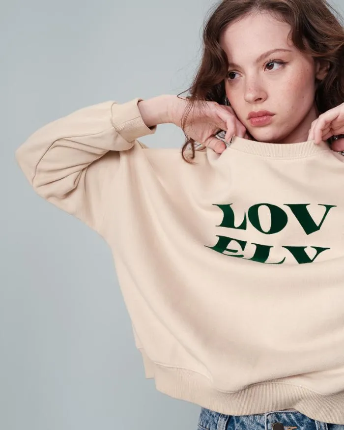 SWEAT SHIRT BEIGE NIGEL Shop Grace and Mila Sweatshirts