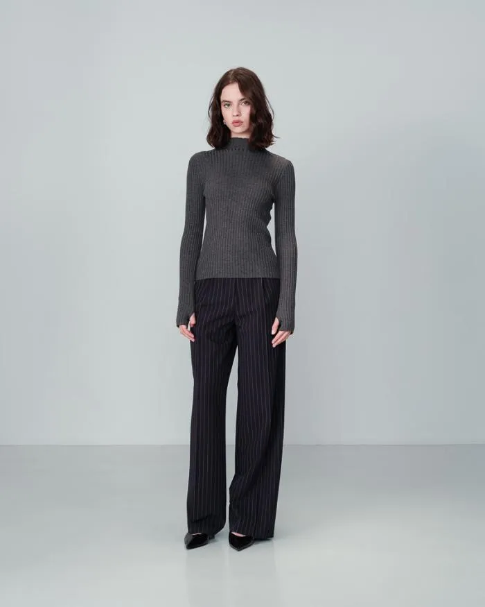 SWEATER ANTHRACITE NARA Shop Grace and Mila Plain Jumpers