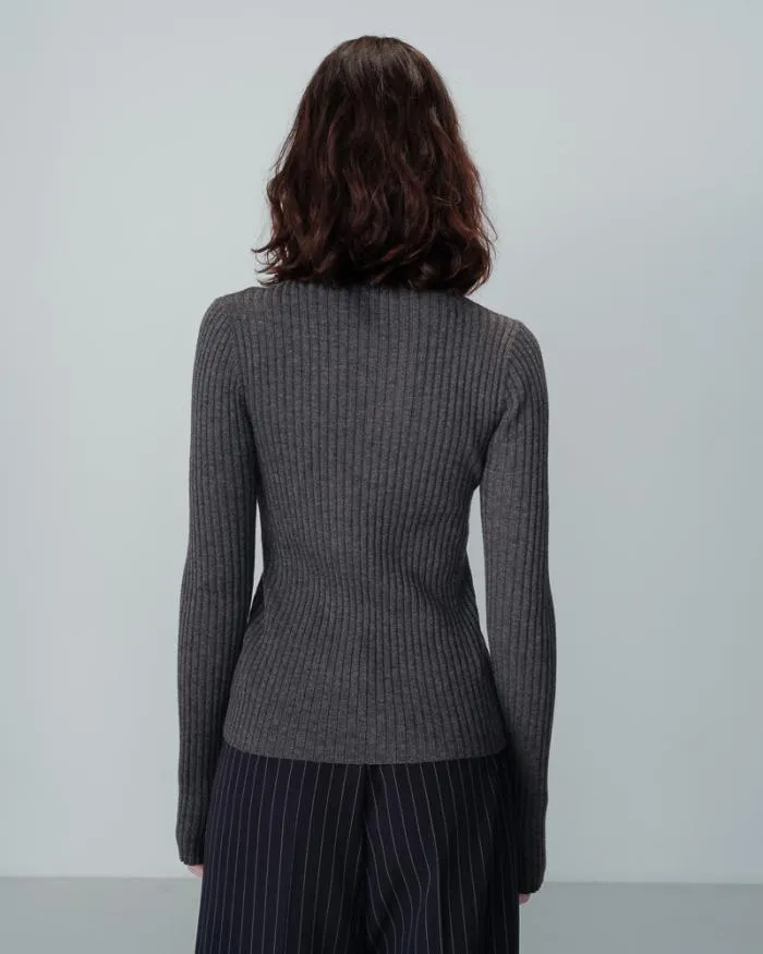 SWEATER ANTHRACITE NARA Shop Grace and Mila Plain Jumpers
