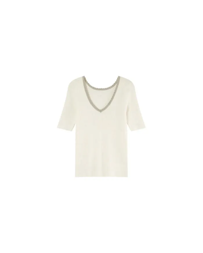 SWEATER ECRU MADAME Shop Grace and Mila Plain Jumpers