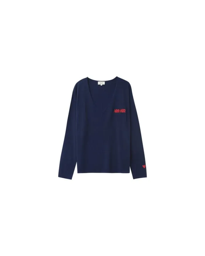 SWEATER MARINE NATSUKI Shop Grace and Mila Message Jumpers