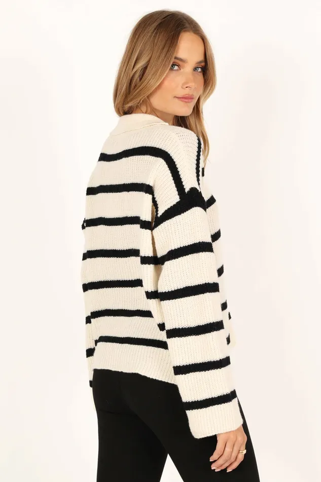 Sweaters Hazel Knit Sweater Cream 8211 Petal and Pup Women