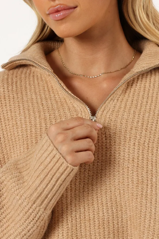 Sweaters Petal and Pup Women Miranda Knit Sweater Beige