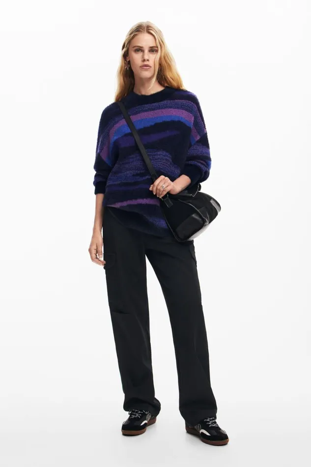 Sweaters Women Desigual Knit Sweater Red