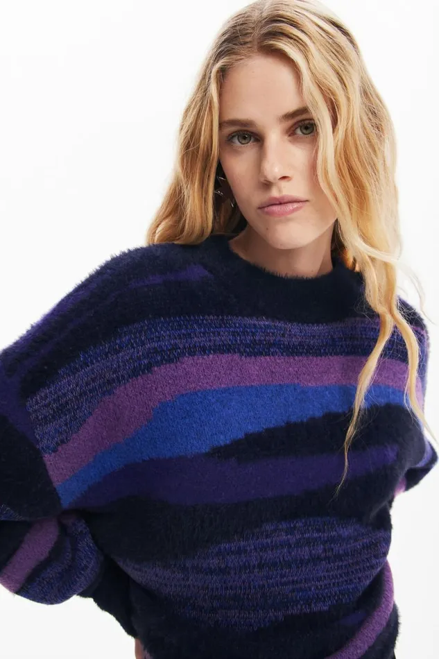 Sweaters Women Desigual Knit Sweater Red
