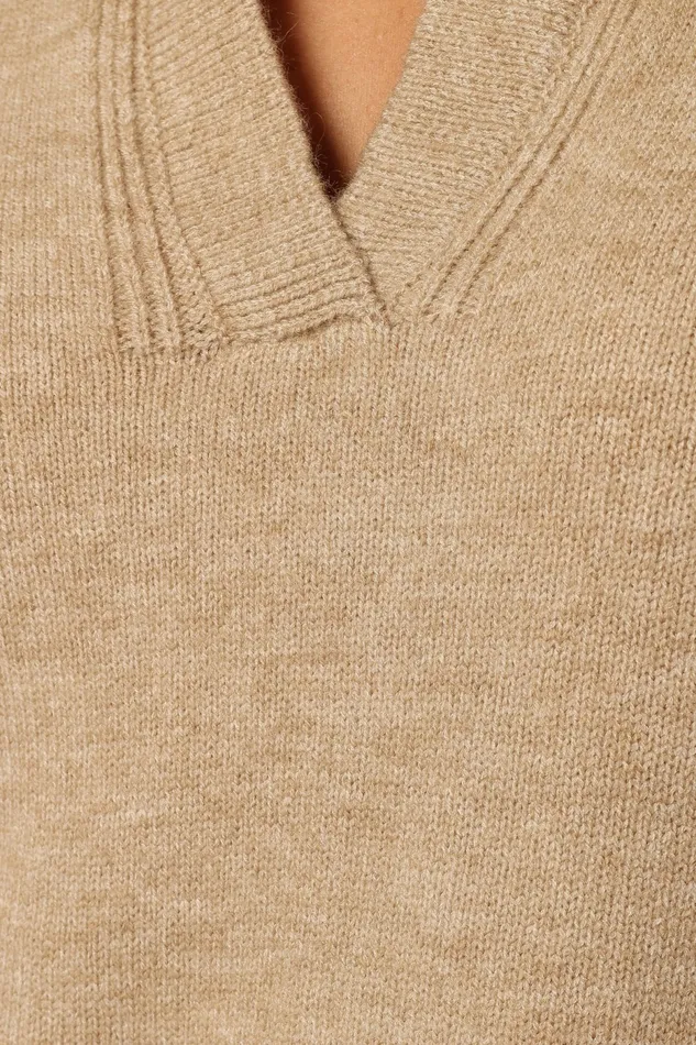 Sweaters Women Elise Contrast Hem Knit Sweater Taupe Petal and Pup Sweaters Women Elise Contrast Hem Knit Sweater Taupe Petal and Pup