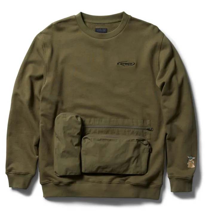 Sweatshirts and Hoodies Star Wars DC Grogu Sweatshirt ivy green DC Shoes Men