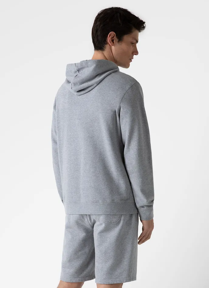 Sweatshirts and Sweatpants Men Loopback Hoodie Grey Melange ussunspel Sweatshirts and Sweatpants Men Loopback Hoodie Grey Melange ussunspel
