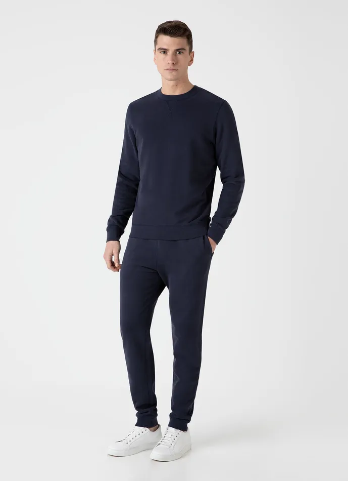 Sweatshirts and Sweatpants ussunspel Men Loopback Tracksuit Navy Sweatshirts and Sweatpants ussunspel Men Loopback Tracksuit Navy