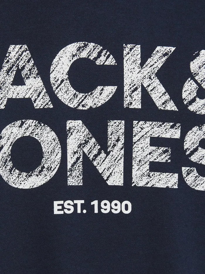 Sweatshirts JACK and JONES Mens LOOPBACK LOGO SWEATSHIRT Blue Navy Blazer Gift 4 You