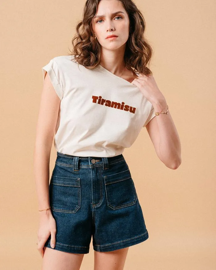 TSHIRT BEIGE MURE Shop Grace and Mila Printed Tshirts