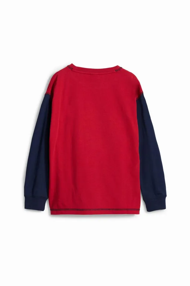 Tshirts And Shirts Kids Desigual Tricolor Basketball Tshirt Blue