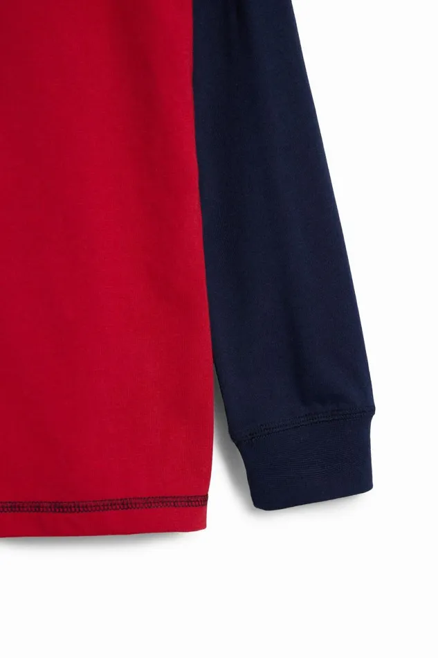 Tshirts And Shirts Kids Desigual Tricolor Basketball Tshirt Blue