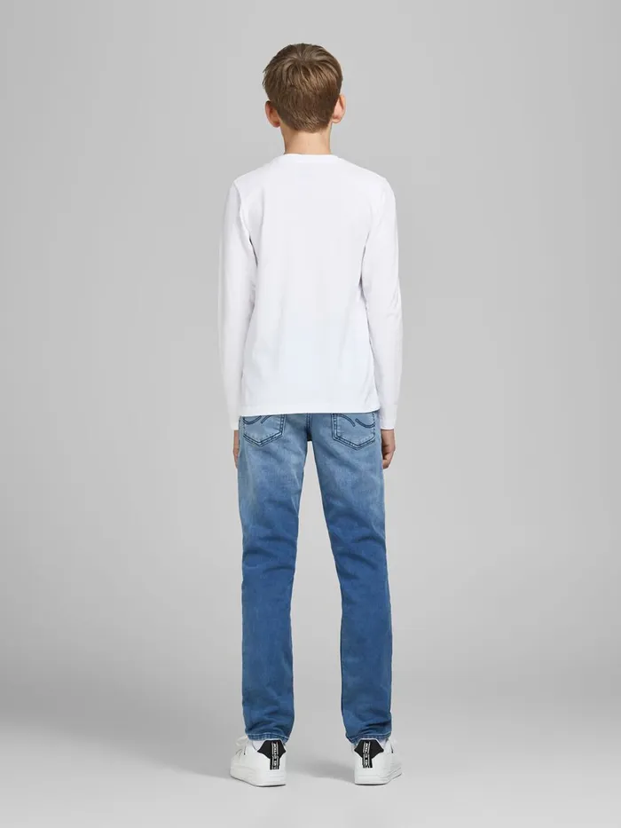 Tshirts JACK and JONES Junior BOYS LONGSLEEVED TSHIRT White White For Sale