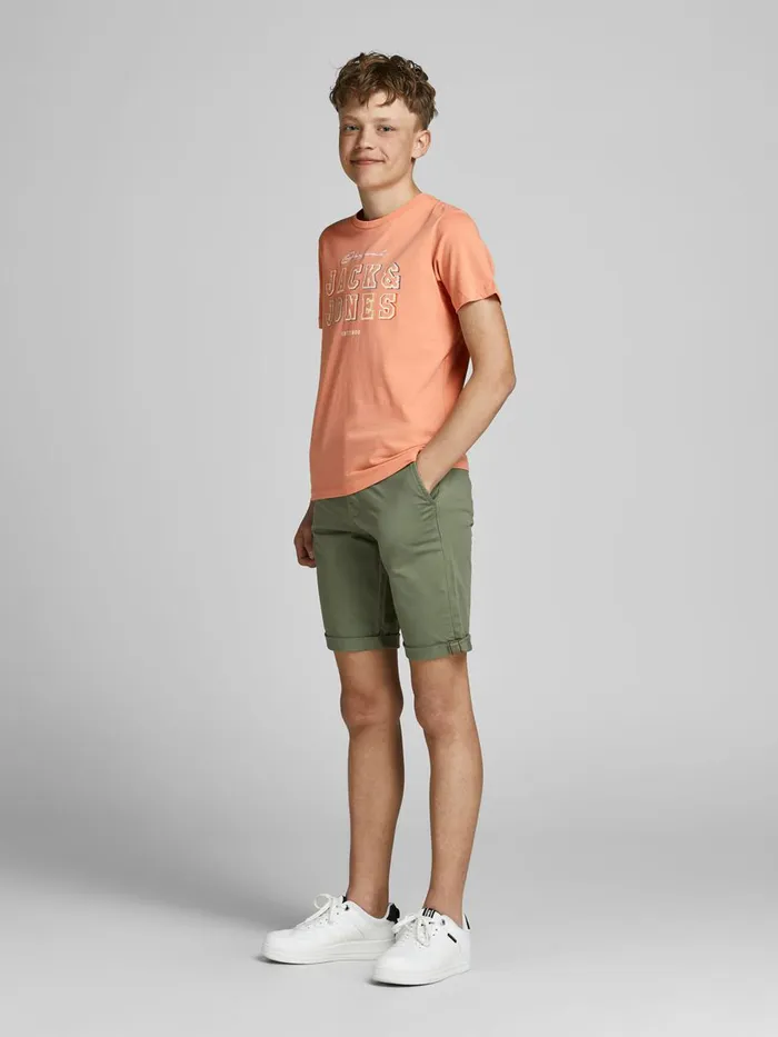 Tshirts JACK and JONES Junior BOYS TSHIRT Pastel Shell Coral On Sale