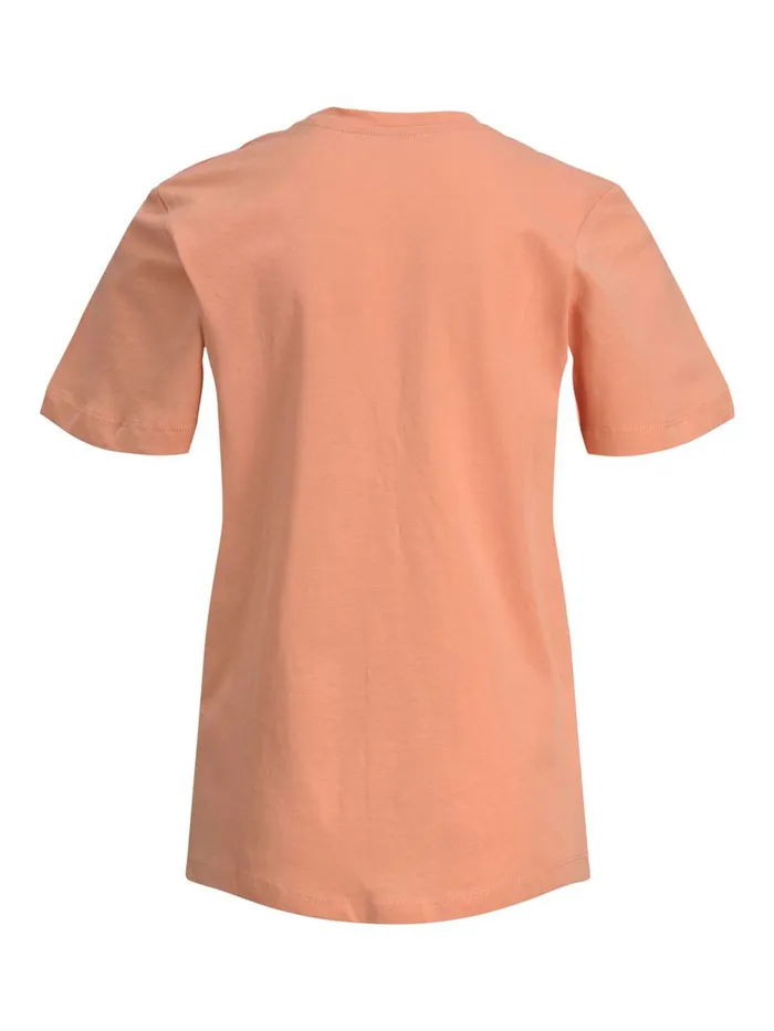 Tshirts JACK and JONES Junior BOYS TSHIRT Pastel Shell Coral On Sale