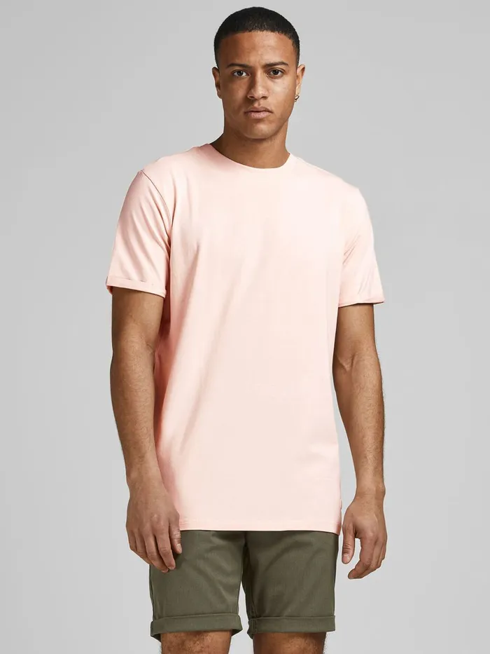 Tshirts JACK and JONES Mens ORGANIC COTTON TSHIRT Pastel Peach Whip Gift 4 You Tshirts JACK and JONES Mens ORGANIC COTTON TSHIRT Pastel Peach Whip Gift 4 You