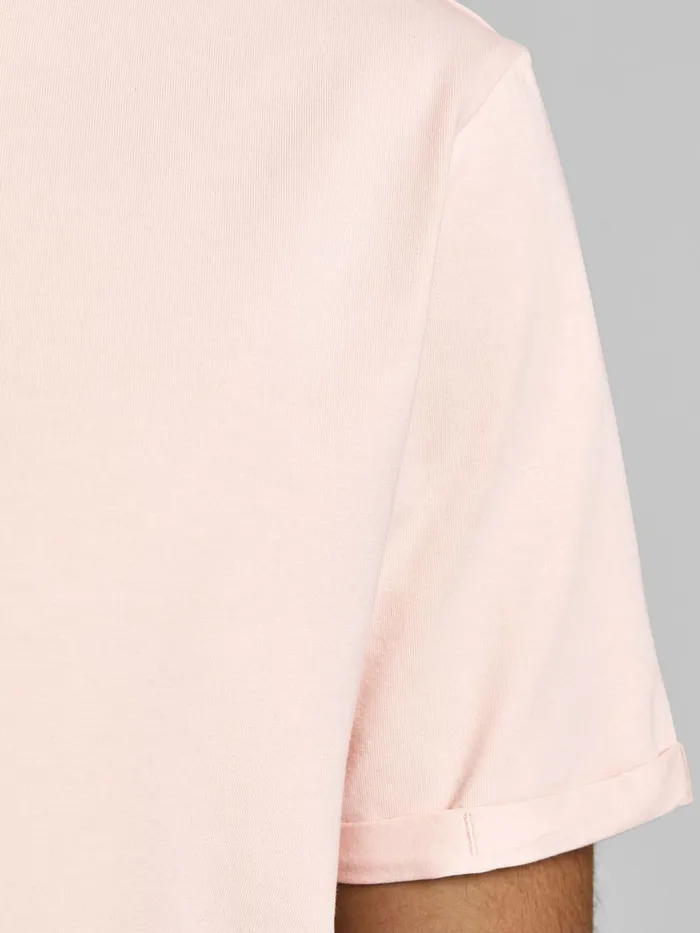 Tshirts JACK and JONES Mens ORGANIC COTTON TSHIRT Pastel Peach Whip Gift 4 You