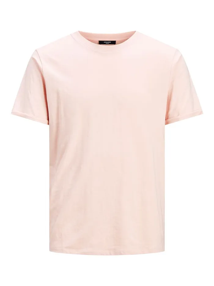 Tshirts JACK and JONES Mens ORGANIC COTTON TSHIRT Pastel Peach Whip Gift 4 You