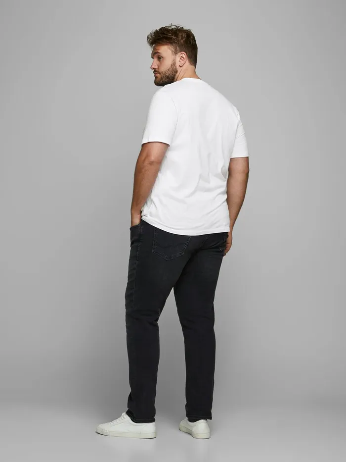 Tshirts JACK and JONES Mens PHOTO PRINT PLUS SIZE TSHIRT White White For Sale