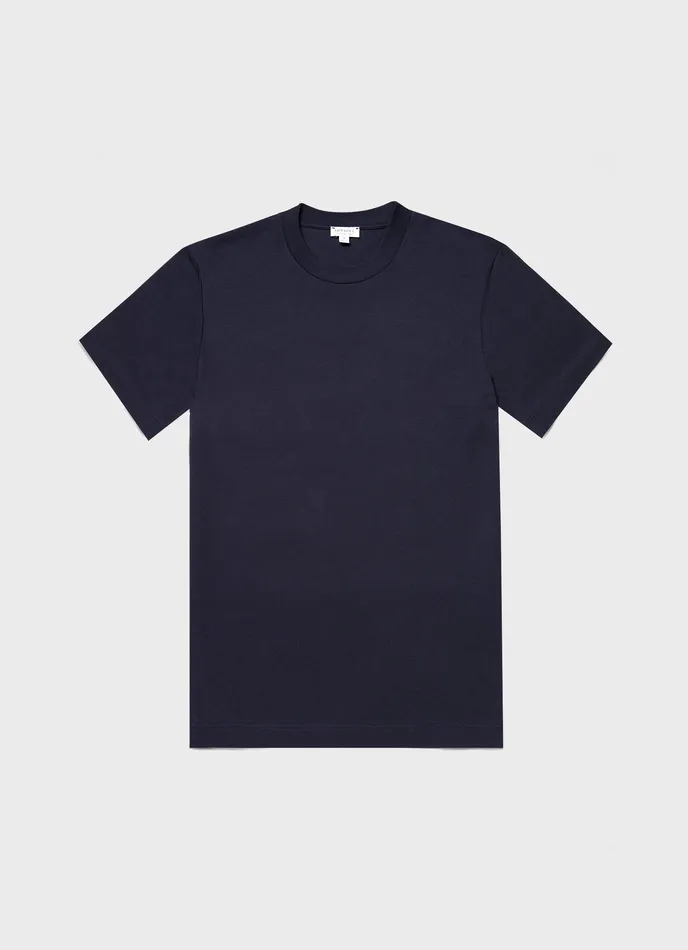 Tshirts Men Relaxed Fit Heavyweight Tshirt Navy ussunspel